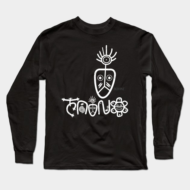 Bohique taino Long Sleeve T-Shirt by Comunidad78